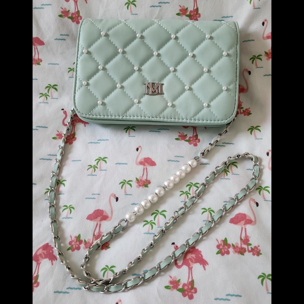 New Badgley Mischka Small Crossbody Bag Mint Green